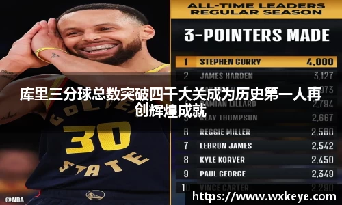 库里三分球总数突破四千大关成为历史第一人再创辉煌成就